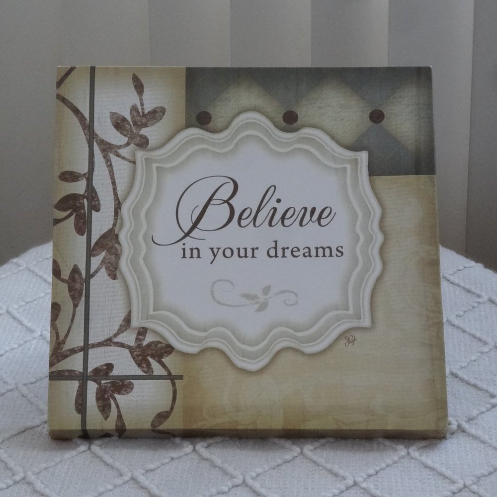 💎 CANVAS Art~Jennifer Pugh ~"BELIEVE in Your DREAMS"